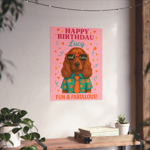 Custom Birthday Poster