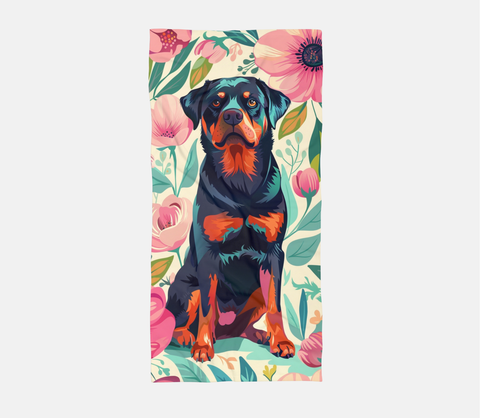 Rottweiler Beach Towel