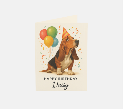 Custom Pet Birthday Card