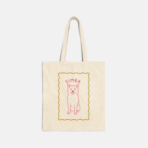 Custom Drawing Canvas Tote Bag