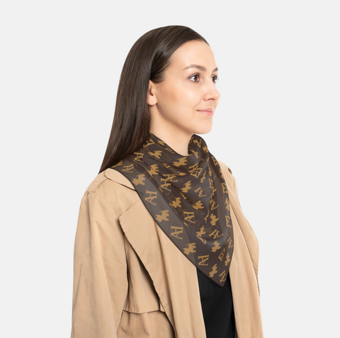Custom Scarf With Breed & Initials