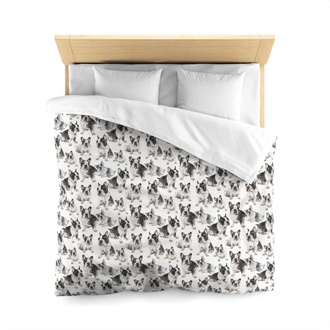 French Bulldog Pattern Duvet Cover