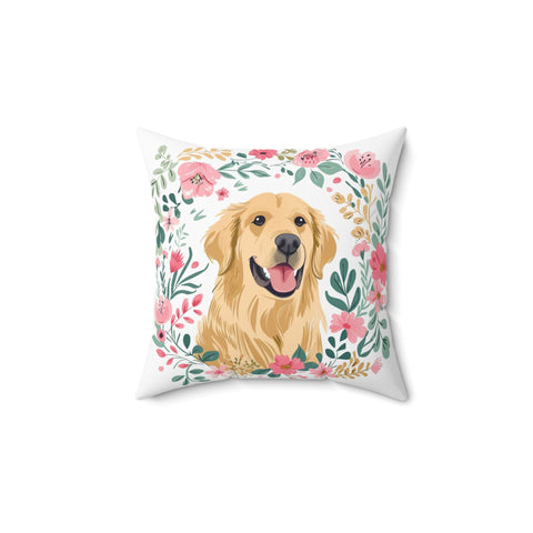Golden Retriever Throw Pillow