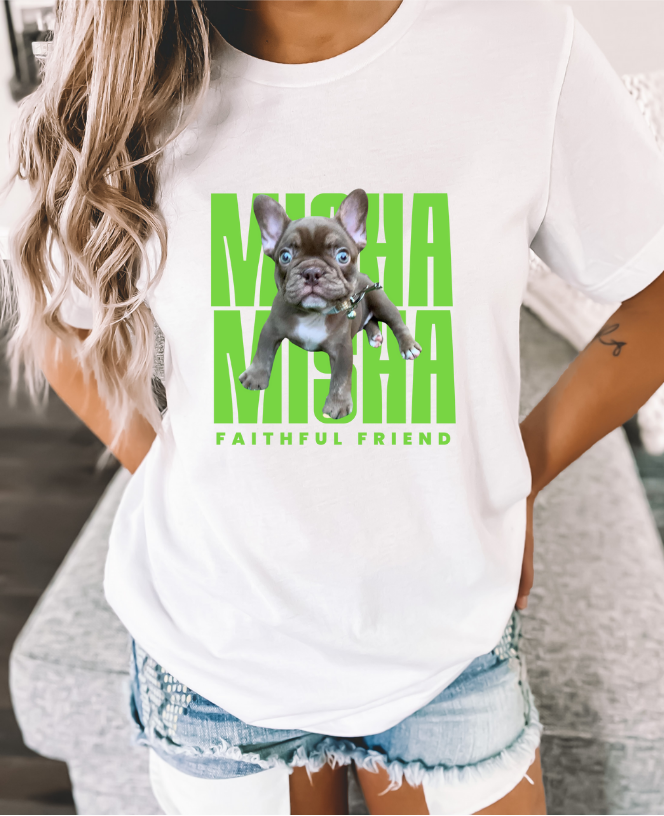 Super Duper Custom Pet T-shirt - Petunia Woof