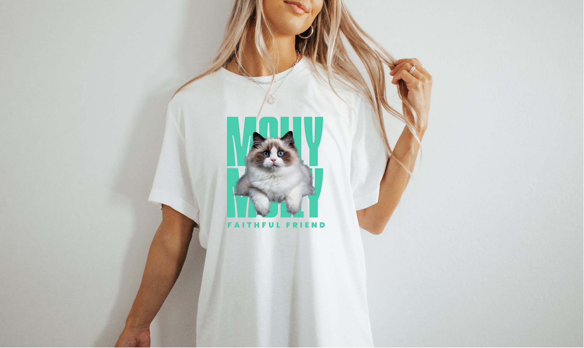 Super Duper Custom Pet T-shirt - Petunia Woof