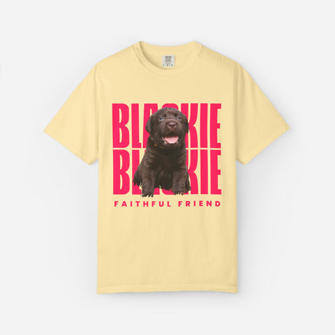 Billboard Custom Pet T-Shirt | Pink Font