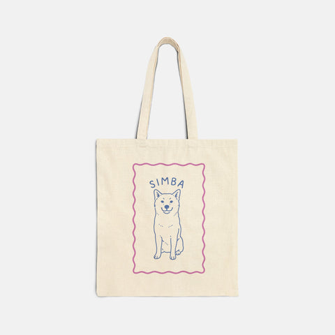 Custom Drawing Canvas Tote Bag