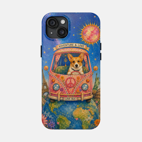Custom Around The World With My Dog Phone Case