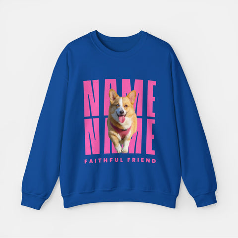Custom Billboard Sweatshirt | Pink Font