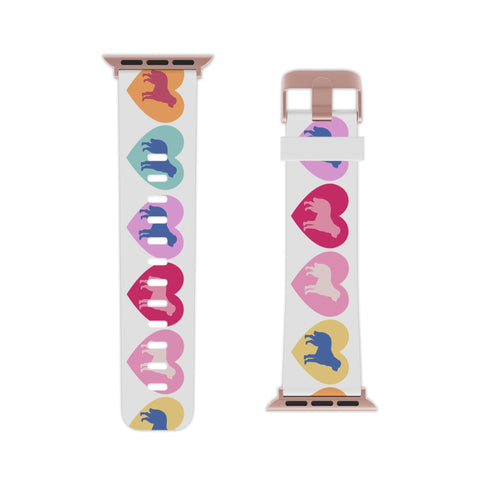 Custom Breed in My Heart Watch Band