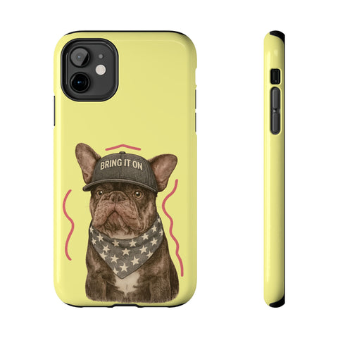 Custom Vibrant Pet Portrait Phone Case — personalised pet phone case — Petunia Woof