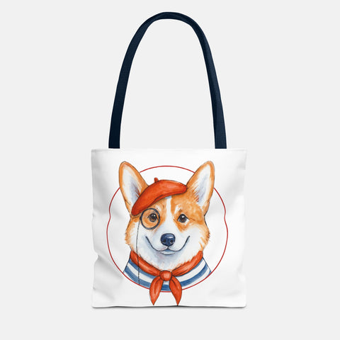 Custom French Dog Tote Bag