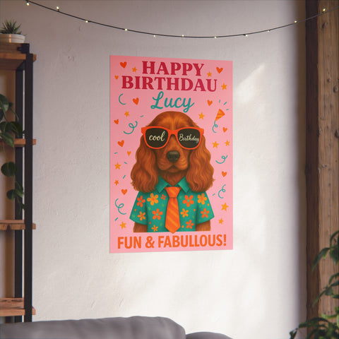 Custom Birthday Poster