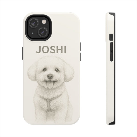 Custom Pet Pencil Drawing Though Phone Case