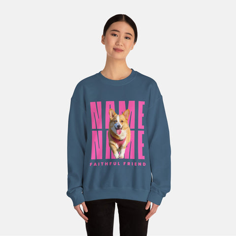 Custom Billboard Sweatshirt | Pink Font