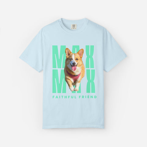 Billboard Custom Pet T-Shirt | Mint Font