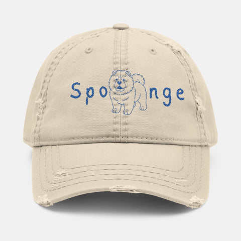 Custom Distressed Embroidered Hat
