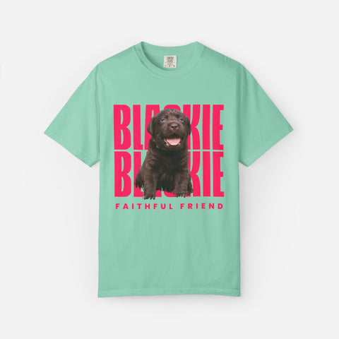 Billboard Custom Pet T-Shirt | Pink Font