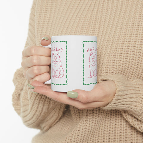 Custom Simple Drawing Pet Portrait Mug
