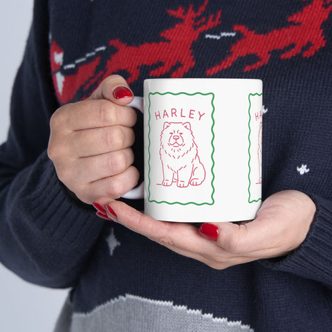 Custom Simple Drawing Pet Portrait Mug