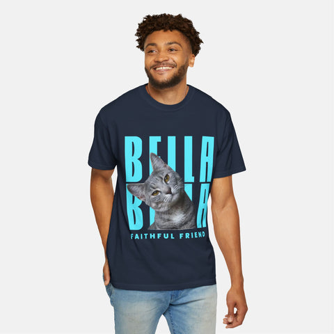 Billboard Custom Pet T-Shirt | Blue Font