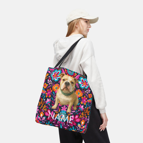 Custom Pet Portrait Tote Bag