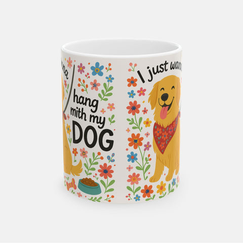 Custom Hand With My Dog Mug
