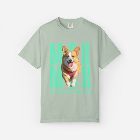 Billboard Custom Pet T-Shirt | Mint Font