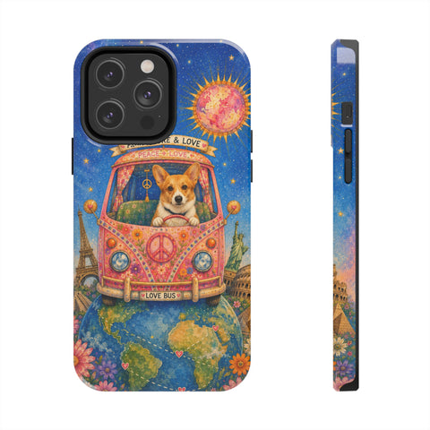 Custom Around The World With My Dog Phone Case