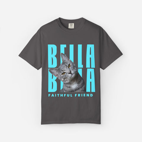 Billboard Custom Pet T-Shirt | Blue Font