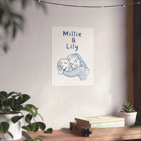 Custom Simple Drawing Poster