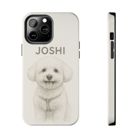 Custom Pet Pencil Drawing Though Phone Case