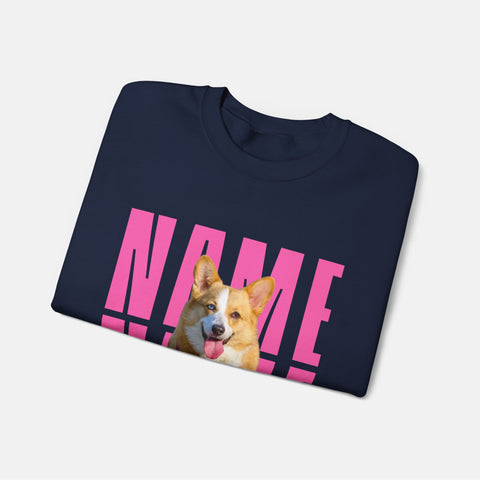 Custom Billboard Sweatshirt | Pink Font