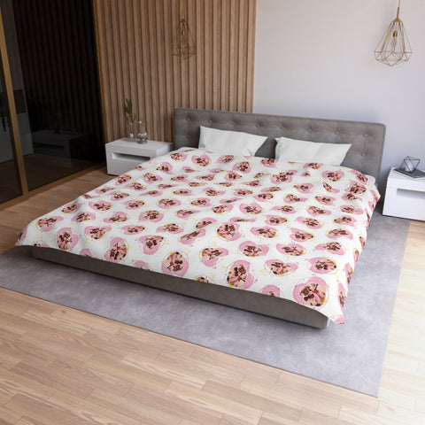 Custom Pet Cartoon Duvet Cover