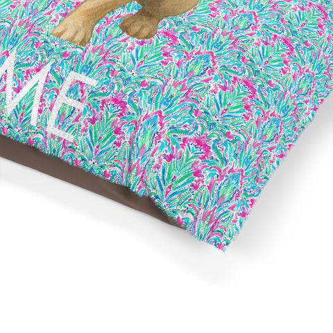 Custom Colorful Pattern Pet Bed
