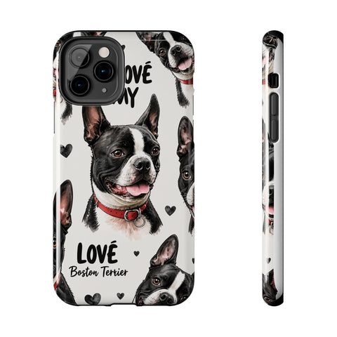 Custom Love My Pet Phone Case — personalised pet phone case — Petunia Woof