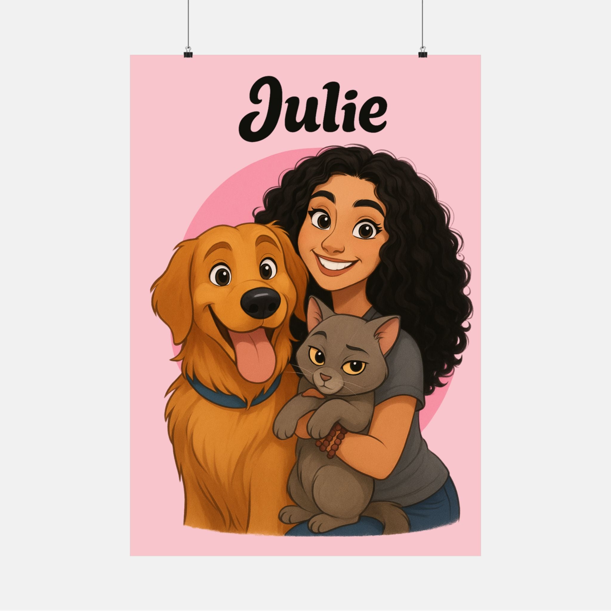 Custom Disney Style Poster – Petunia Woof