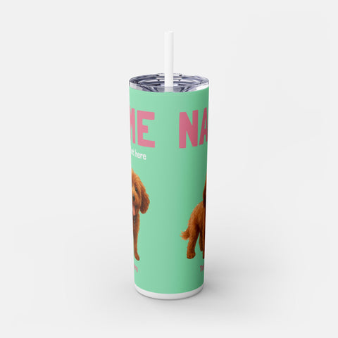 Custom Pet Skinny Tumbler