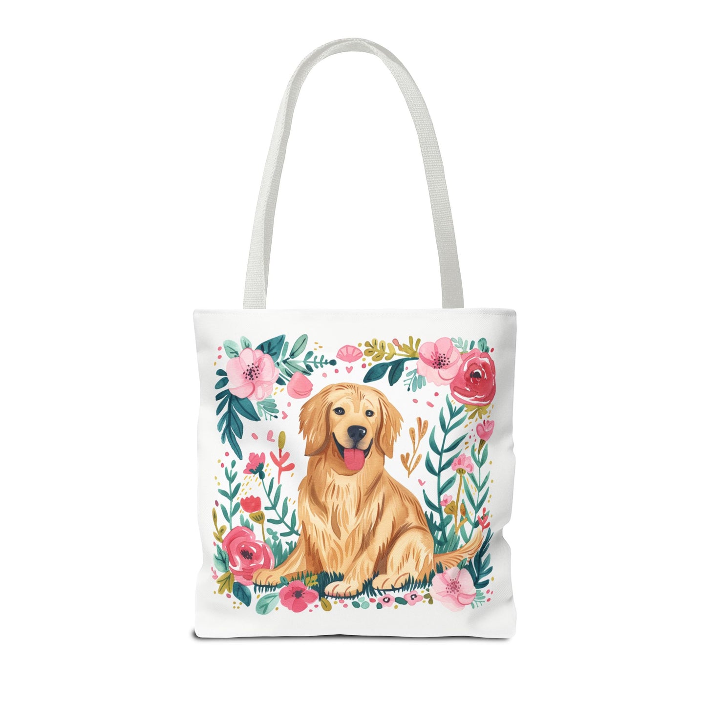 Cute Golden Retriever Tote Bag - Golden Retriever Lovers Perfect Gift - Petunia Woof