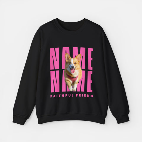 Custom Billboard Sweatshirt | Pink Font