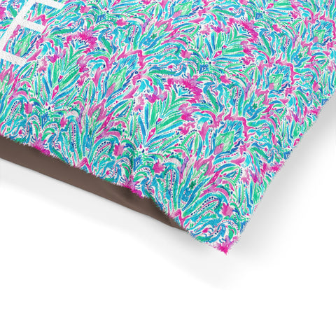 Custom Colorful Pattern Pet Bed