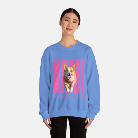 Custom Billboard Sweatshirt | Pink Font