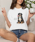 Custom Stop To Smell the Flowers T-shirt — personalised pet T-shirt — Petunia Woof