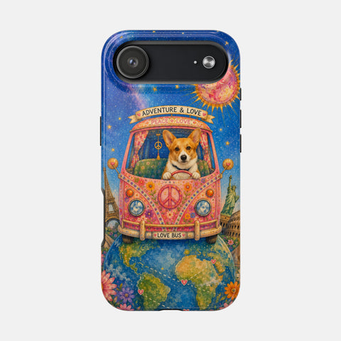 Custom Around The World With My Dog Phone Case