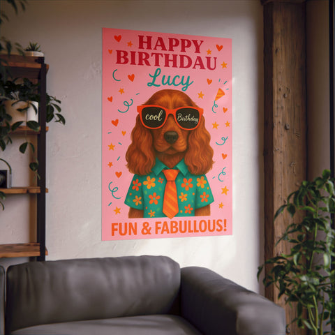 Custom Birthday Poster