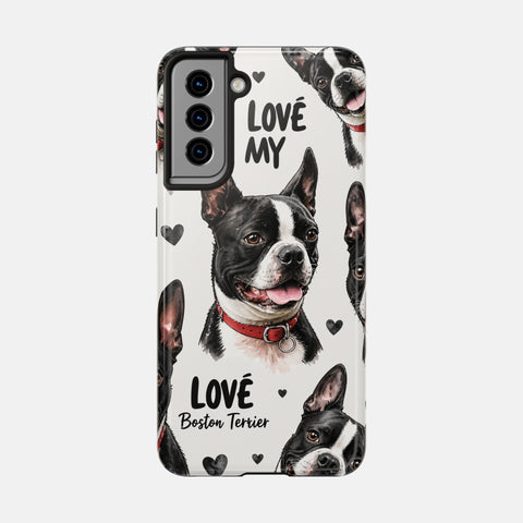 Custom Love My Pet Phone Case