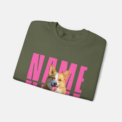 Custom Billboard Sweatshirt | Pink Font