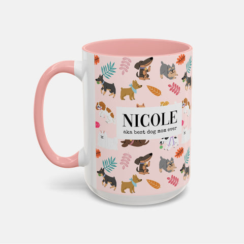 Custom Dog Pattern Mug