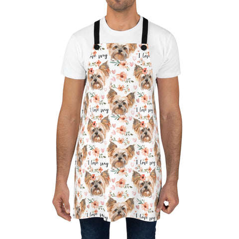 I Love My Yorkie Apron