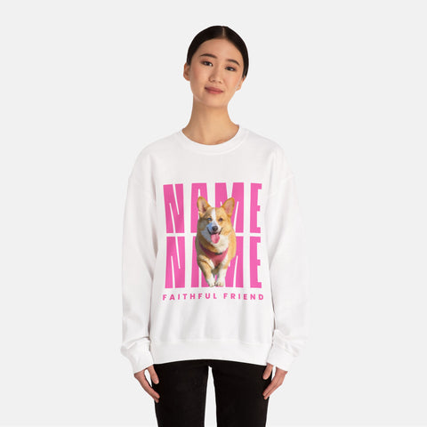Custom Billboard Sweatshirt | Pink Font